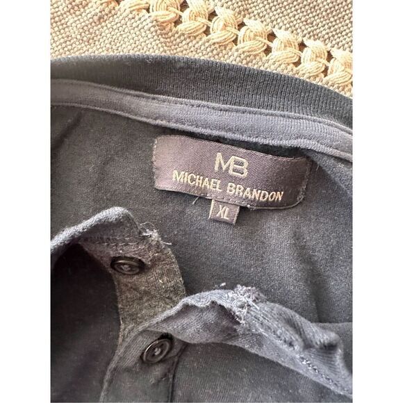 Blue Button Long-sleeve Shirt - Picture 5 of 5